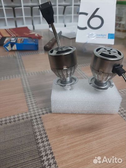 Продажа комплекта лампочек LED C6 6500K H7