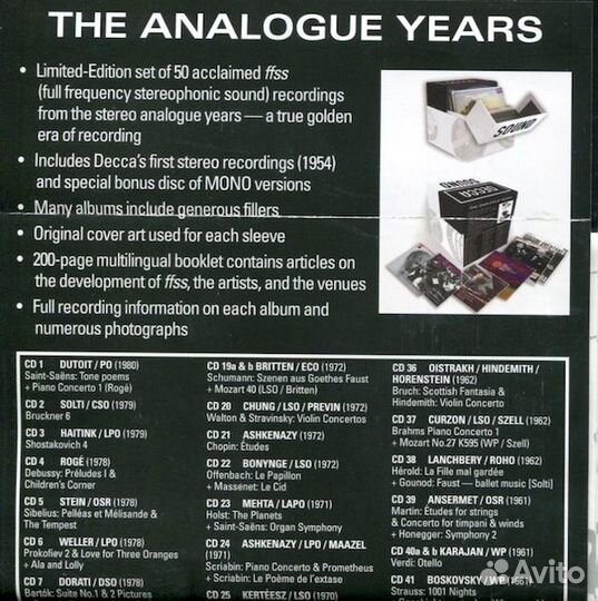 The Decca Sound 2 - The Analogue Years (54CD-Edition) (54 CD)