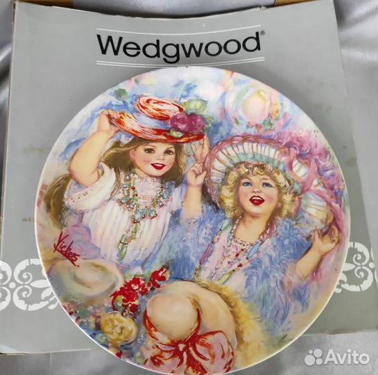 Тарелка декоративная Wedgwood винтаж