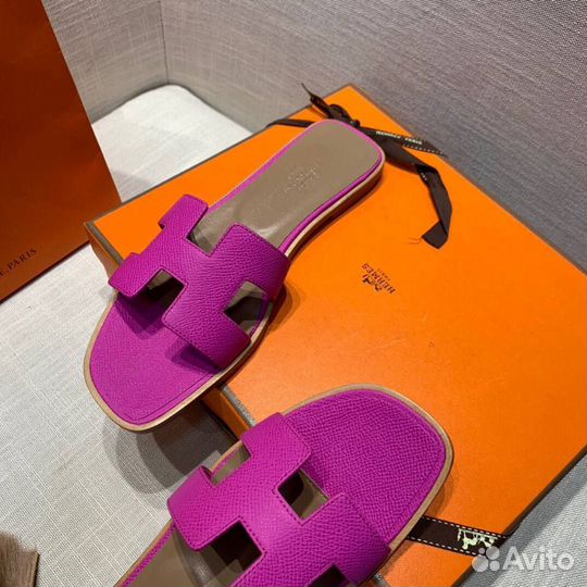 Женские шлёпанцы hermes Oran 36-42 премиум