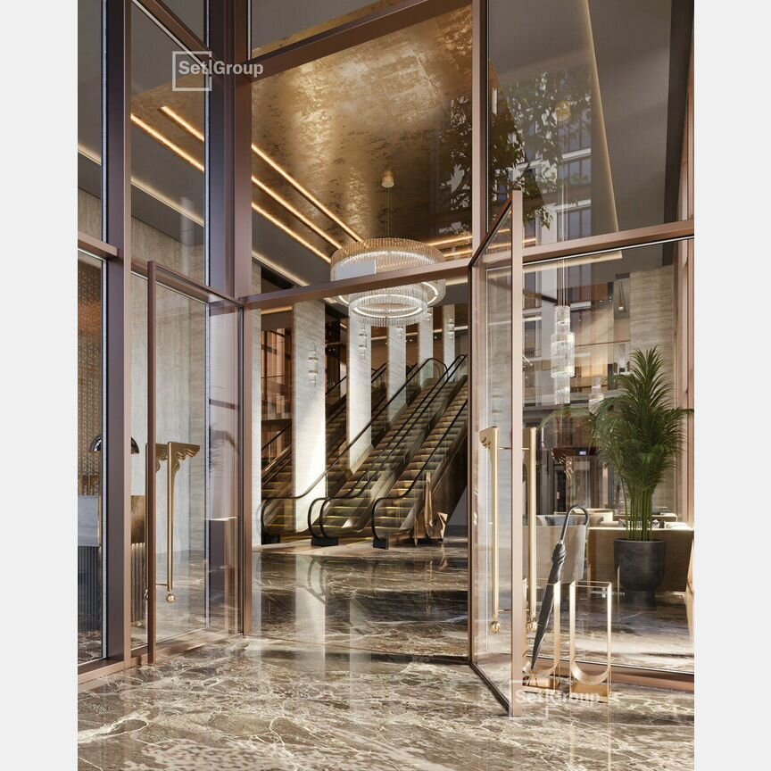 2-к. апартаменты, 126,1 м², 1/6 эт.