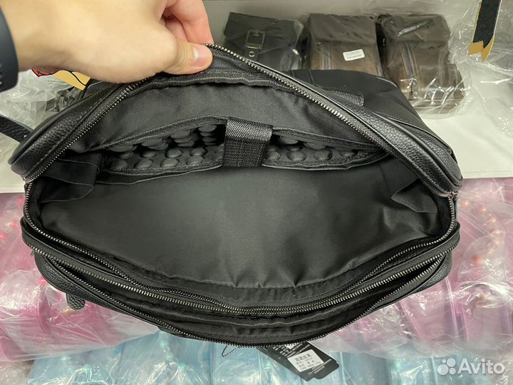 Мужская кожаная сумка портфель