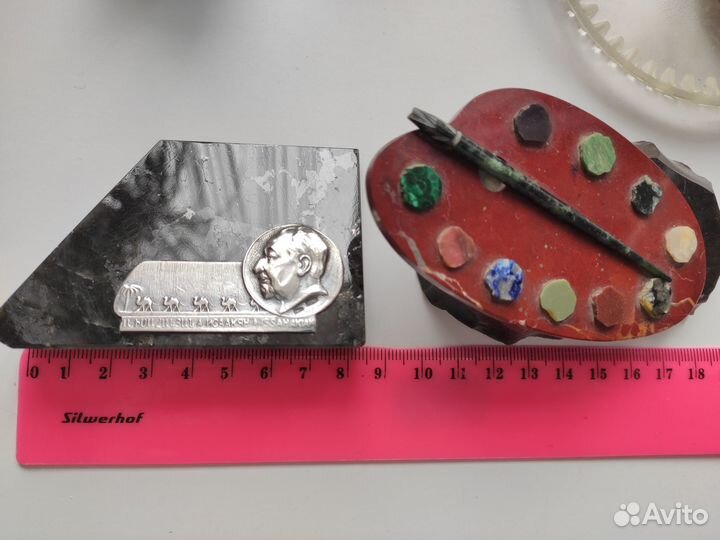 Изделия из мрамора, селенита, стекла СССР