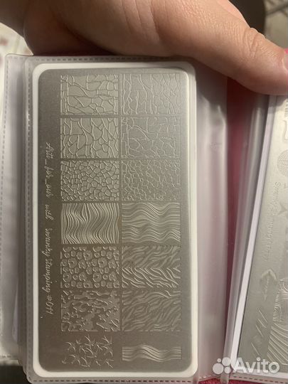 Пластины для стемпинга набор