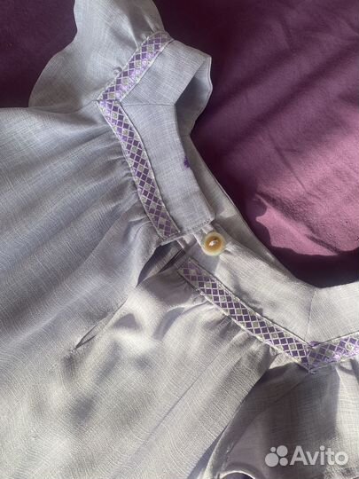 Летнее платье на девочку 6 лет