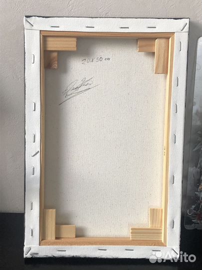 Картина акрилом на холсте