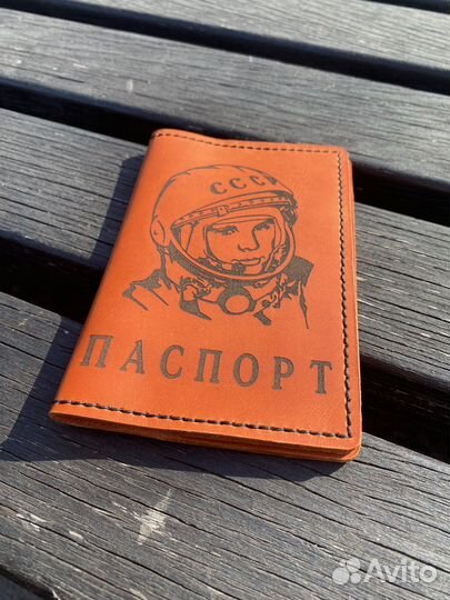 Обложка на паспорт ручной работы 