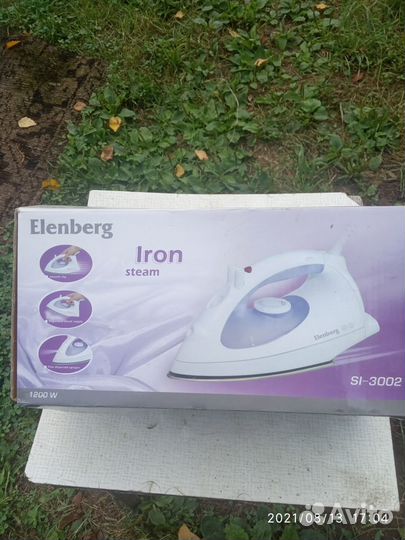 Утюг Elenberg SI-3002 1200вт отпариватель Bosh Tef