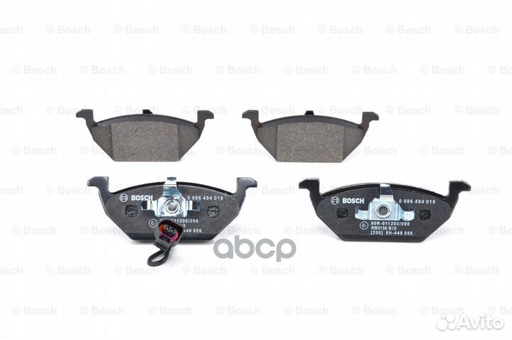 Колодки тормозные дисковые перед LCV 098649