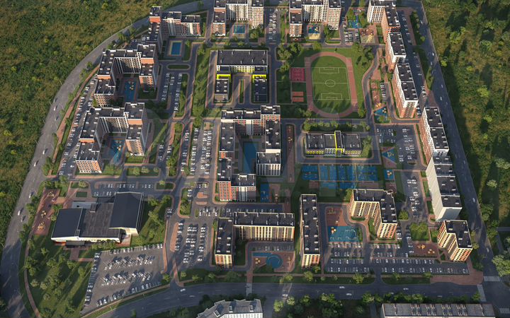 Квартира-студия, 34,2 м², 3/9 эт.