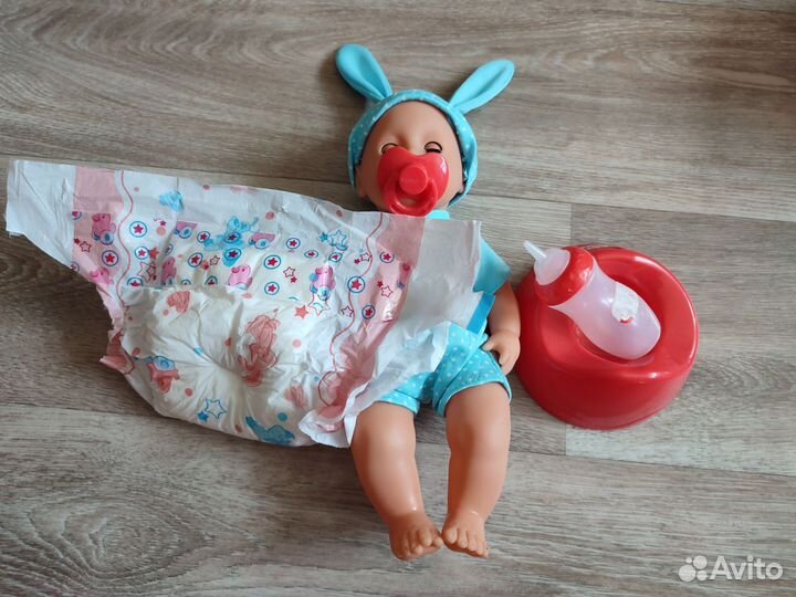 Пупс с горшком музыкальный