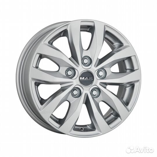 Литые диски 6.5x15 5x160 65.1 ET58 MAK Load 5 Silver