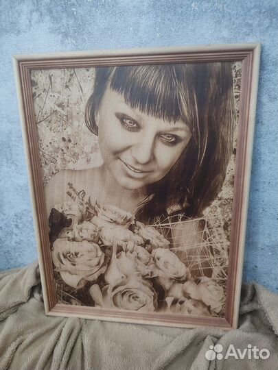 Выжигание вашего фото на дереве