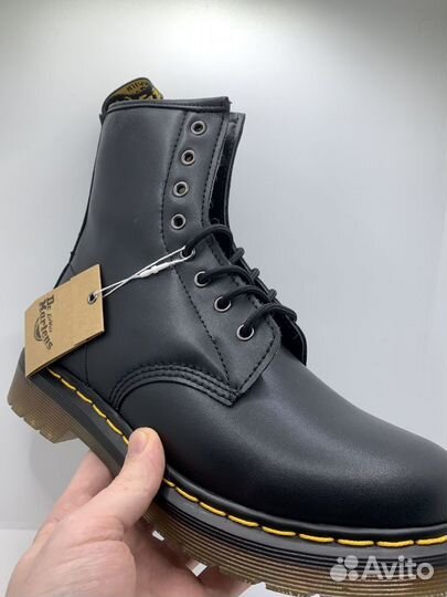 Зимние ботинки dr martens 1460 с мехом