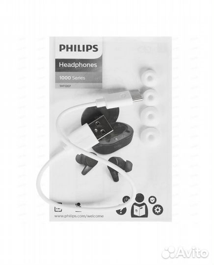 Наушники TWS Philips TAT 1207 новые