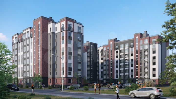 2-к. квартира, 69,1 м², 2/8 эт.