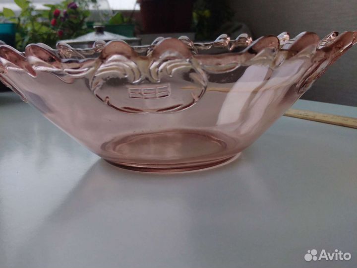 Тарелка цветное стекло, Креманки, чашки