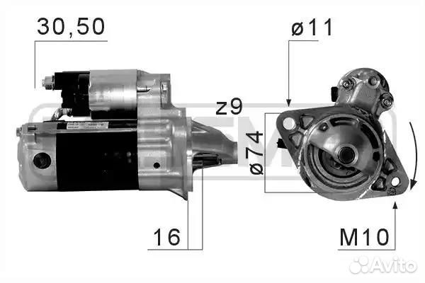 Стартер toyota corolla 02-07