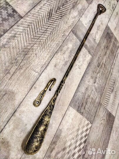 Ложка для обуви кованая