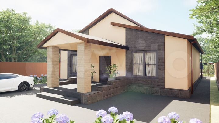 Дом 106 м² на участке 6 сот.