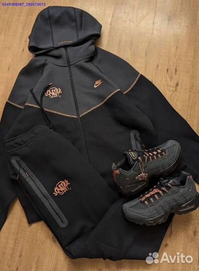 Костюм Nike для спорта: Tech Fleece синего мира