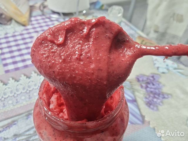 Крем-мед с клюквой