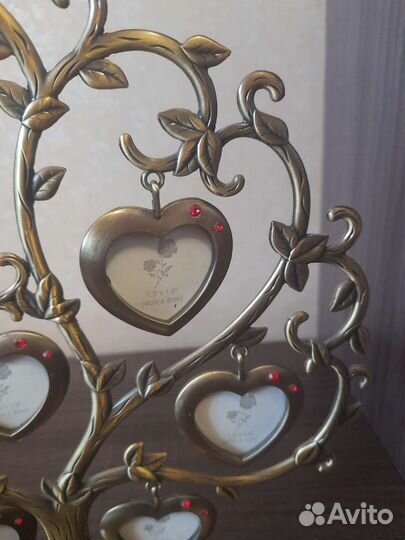 Металлическая интерьерная фоторамка