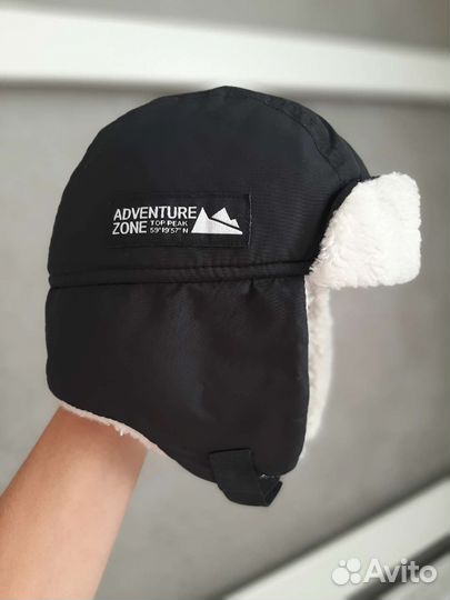 Шапка ушанка шлем для мальчика