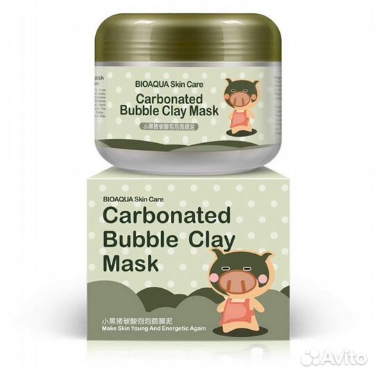 Пузырьковая маска bioaqua bubble clay mask