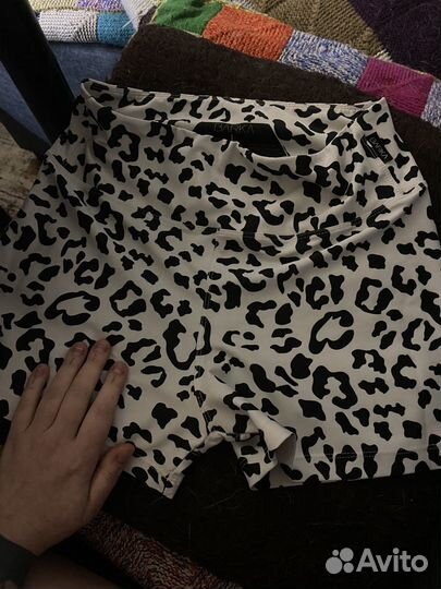 Шорты barka спортивные леопардовые утягивающие