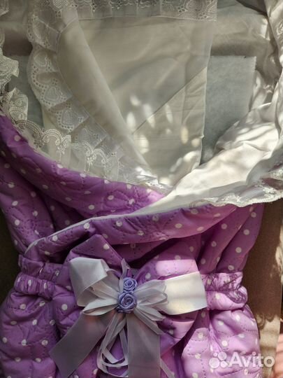 Одеяло конверт новый на выписку весна лето