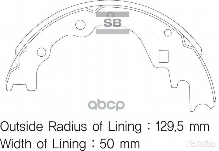 Колодки тормозные задние SA044 SA044 Sangsin brake