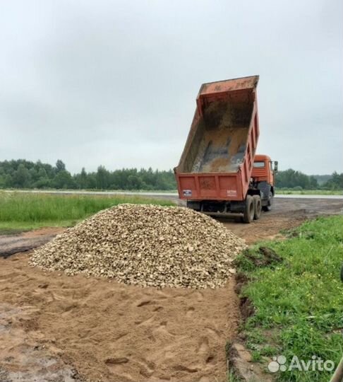 Песок щебень