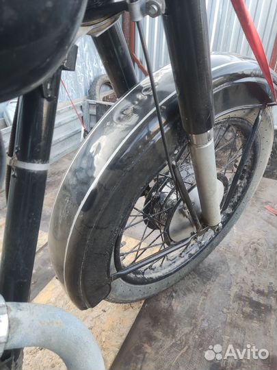 Передняя вилка с крылом Иж 56