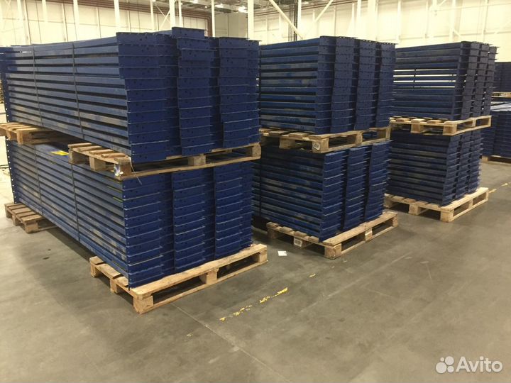 Стеллажи б/у для европаллет