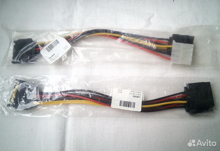 Переходники SATA - Molex, 4 штуки