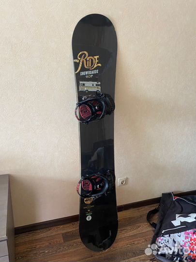 Сноуборд Ride с криплениями, 167см