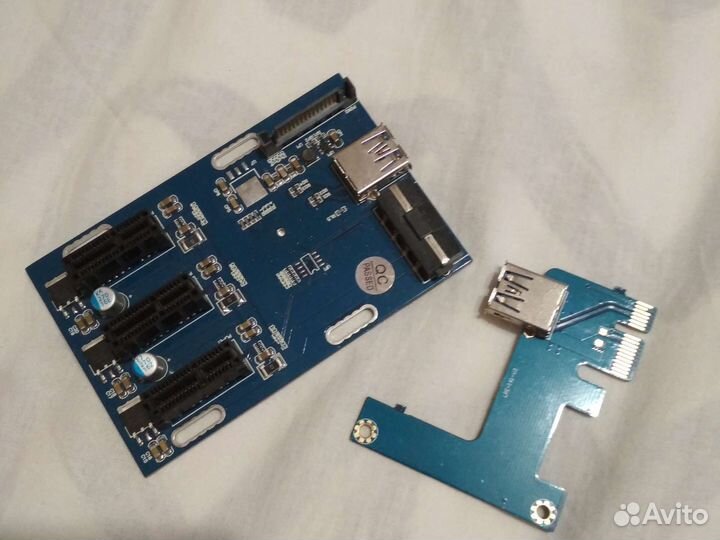 Райзер pci-e, разветвитель на 3 видеокарты