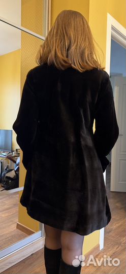 Шуба из стриженной норки 42 размер Verrici