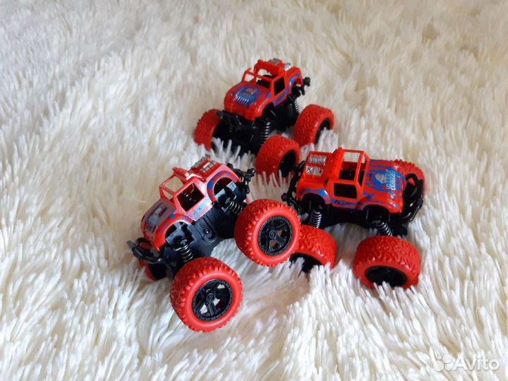 Машинки инерционные внедорожник Monster Zap