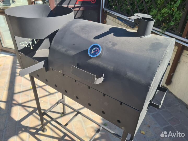 Мангал смокер печь под казан коптильня гриль