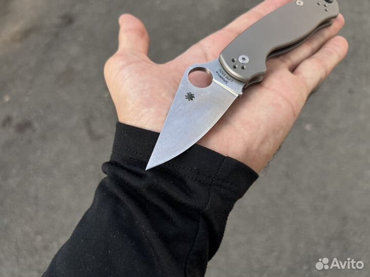 Нож Spyderco paramilitary 3 Титан