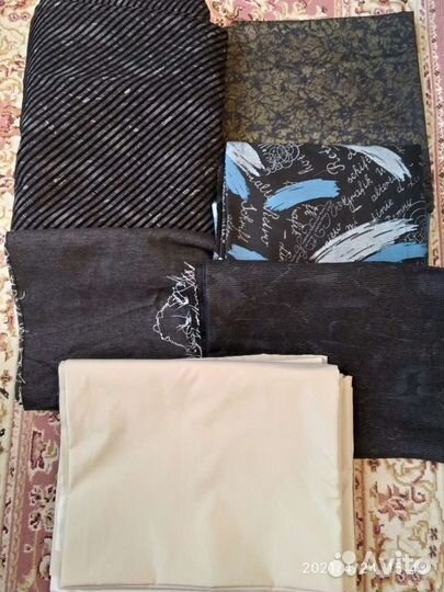 Ткани: плащевка, трикотаж, джинс, х/б, гипюр