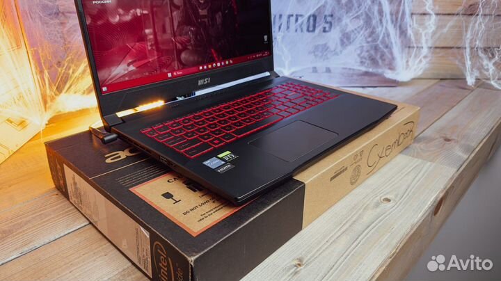 Игровой ноутбук MSI (RTX 3050, 16гб, i5-11260H )