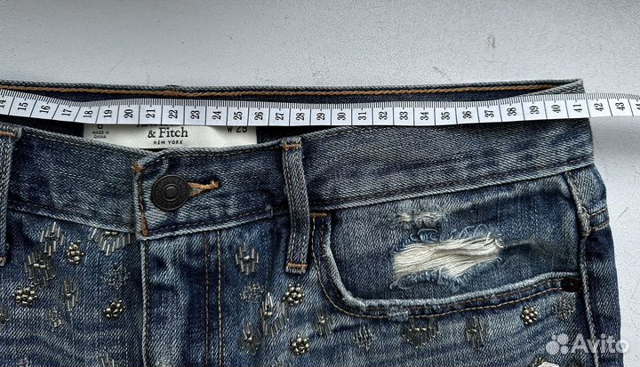Шорты женские джинсовые Abercrombie fitch