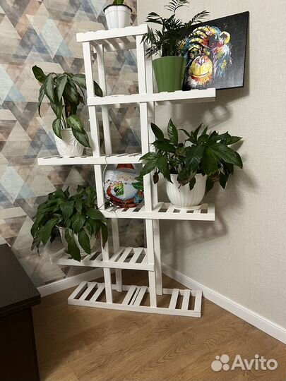 Полка стеллаж подставка для цветов