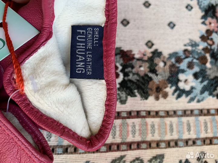 Перчатки женские кожаные новые