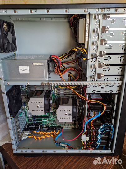 Сервер,Рабочая станция, С.Х.Д. Lga2011 2х 2697v2