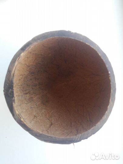 Бокал кокос.(Гвинея Бисау) +четки Гвинейский подар