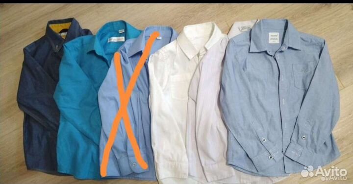 Рубашки р. 110-116-122-128